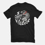 I Choose Violence Turtle-Mens-Heavyweight-Tee-naomori