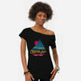 Crystal Lake Visions-Womens-Off Shoulder-Tee-rocketman_art