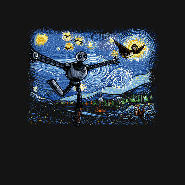 Starry Wild Night-Womens-Off Shoulder-Tee-Wenceslao A Romero