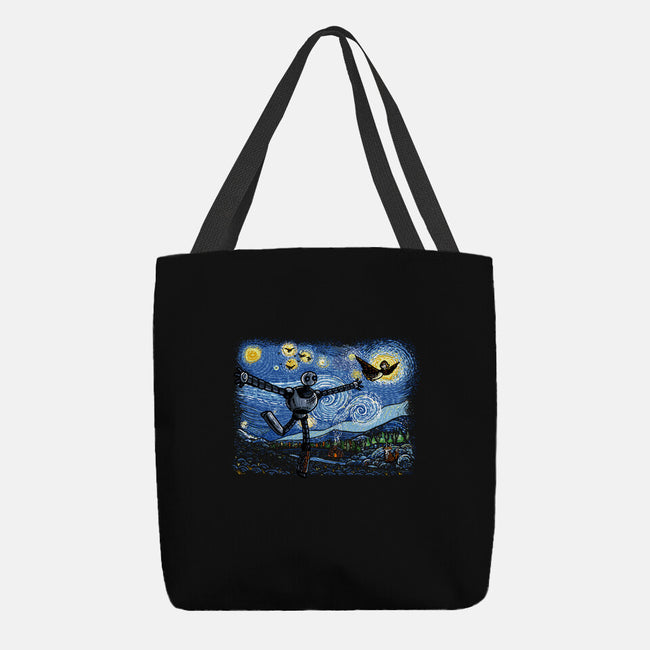 Starry Wild Night-None-Basic Tote-Bag-Wenceslao A Romero