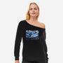 Starry Wild Night-Womens-Off Shoulder-Sweatshirt-Wenceslao A Romero