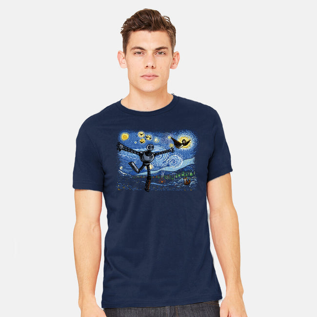 Starry Wild Night-Mens-Heavyweight-Tee-Wenceslao A Romero