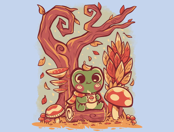 Cozy Autumn Days Frog