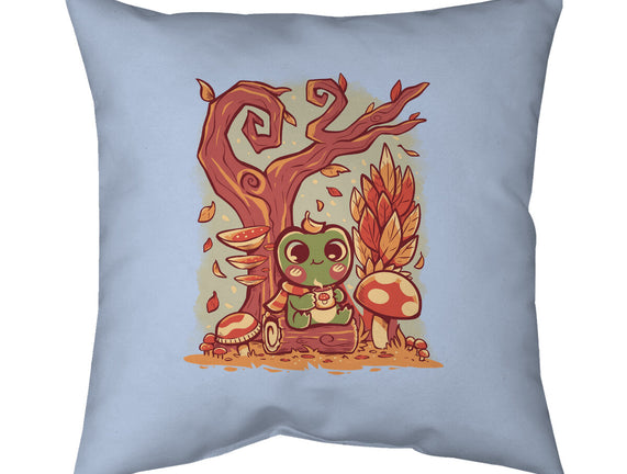 Cozy Autumn Days Frog