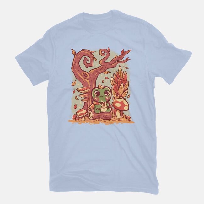 Cozy Autumn Days Frog-Mens-Heavyweight-Tee-TechraNova