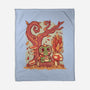 Cozy Autumn Days Frog-None-Fleece-Blanket-TechraNova