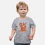 Cozy Autumn Days Frog-Baby-Basic-Tee-TechraNova