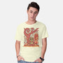 Cozy Autumn Days Frog-Mens-Basic-Tee-TechraNova