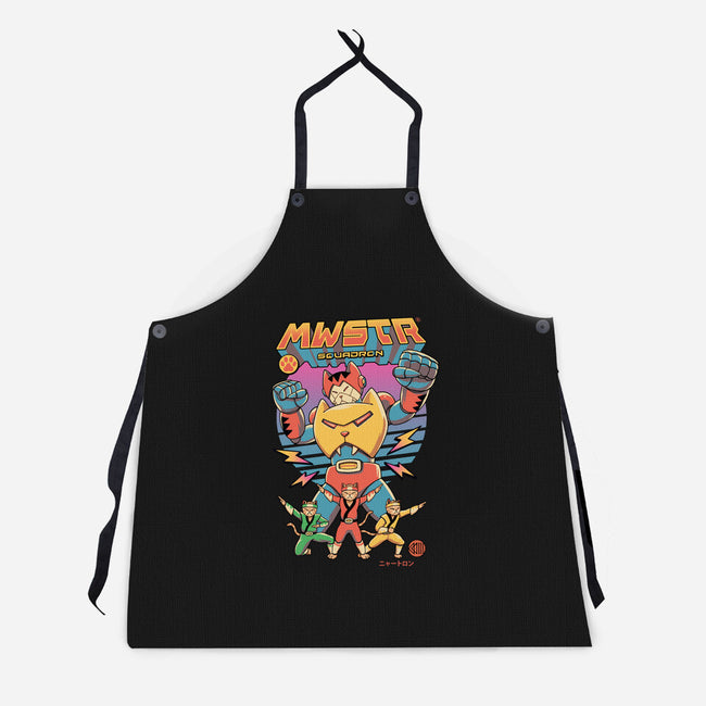 Meowster Squadron-Unisex-Kitchen-Apron-vp021