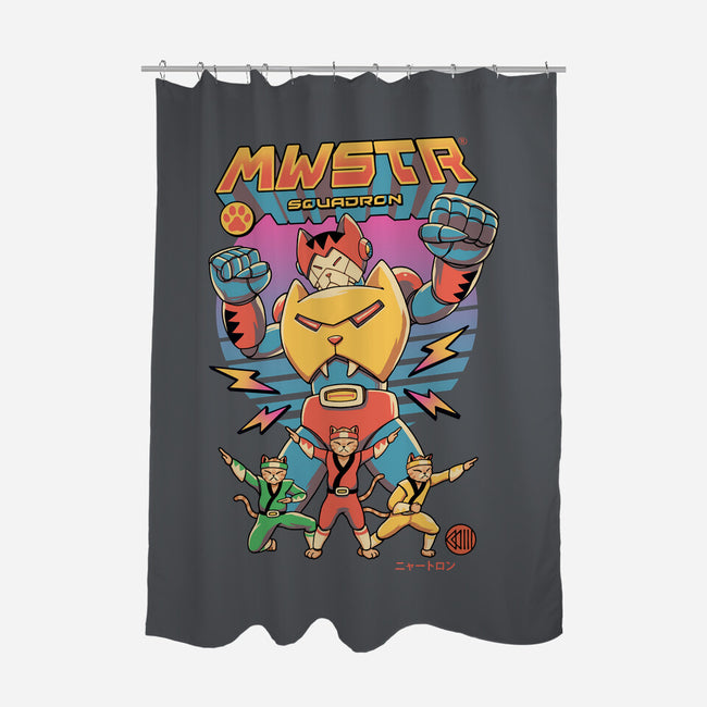 Meowster Squadron-None-Polyester-Shower Curtain-vp021