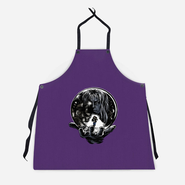 Inside The Labyrinth-Unisex-Kitchen-Apron-zascanauta