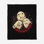 Cute Ghosts Making Spirits Bright-None-Fleece-Blanket-xMorfina