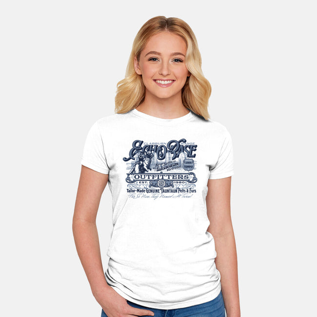 Echo Base Outfitters-Womens-Fitted-Tee-Wheels