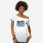 Echo Base Outfitters-Womens-Off Shoulder-Tee-Wheels