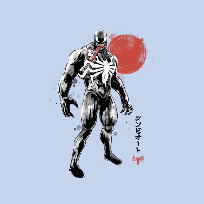 Dark Symbiote Sumi-e-None-Removable Cover w Insert-Throw Pillow-Astrobot Invention