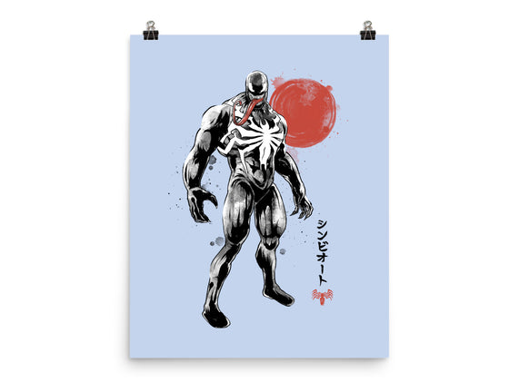 Dark Symbiote Sumi-e