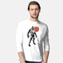 Dark Symbiote Sumi-e-Mens-Long Sleeved-Tee-Astrobot Invention