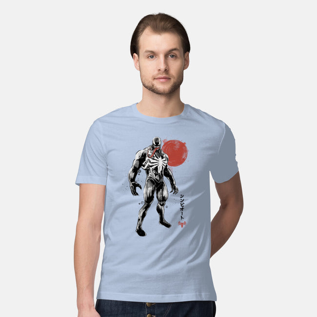 Dark Symbiote Sumi-e-Mens-Premium-Tee-Astrobot Invention