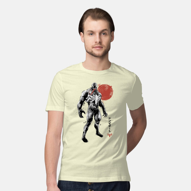 Dark Symbiote Sumi-e-Mens-Premium-Tee-Astrobot Invention