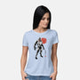 Dark Symbiote Sumi-e-Womens-Basic-Tee-Astrobot Invention