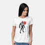 Dark Symbiote Sumi-e-Womens-Basic-Tee-Astrobot Invention