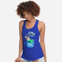 Marshmallow Time-Womens-Racerback-Tank-Donnie