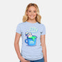 Marshmallow Time-Womens-Fitted-Tee-Donnie