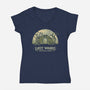 Lost Woods National Park-Womens-V-Neck-Tee-retrodivision