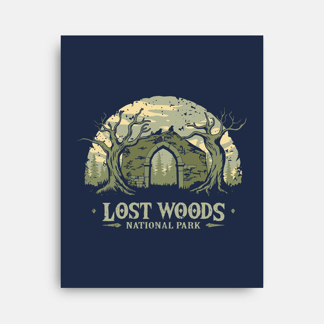 Lost Woods National Park-None-Stretched-Canvas-retrodivision