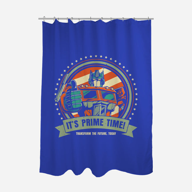 Prime Time-None-Polyester-Shower Curtain-retrodivision