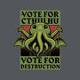 Vote Cthulhu Destruction-Mens-Heavyweight-Tee-Studio Mootant