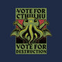 Vote Cthulhu Destruction-None-Removable Cover w Insert-Throw Pillow-Studio Mootant