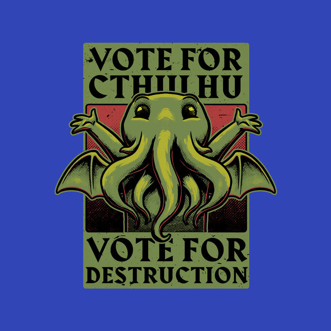 Vote Cthulhu Destruction-Womens-Off Shoulder-Tee-Studio Mootant