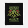 Vote Cthulhu Destruction-None-Fleece-Blanket-Studio Mootant