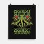 Vote Cthulhu Destruction-None-Matte-Poster-Studio Mootant