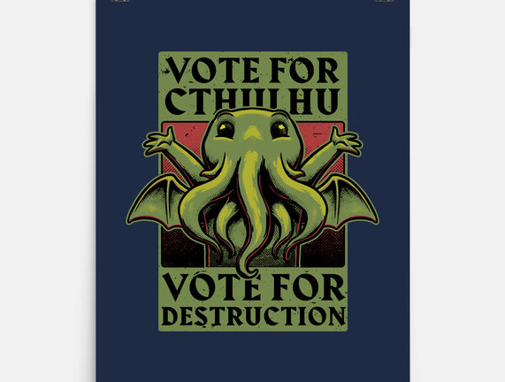 Vote Cthulhu Destruction