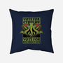 Vote Cthulhu Destruction-None-Removable Cover w Insert-Throw Pillow-Studio Mootant