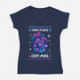 Have A Dice Crit-mas-Womens-V-Neck-Tee-ricolaa