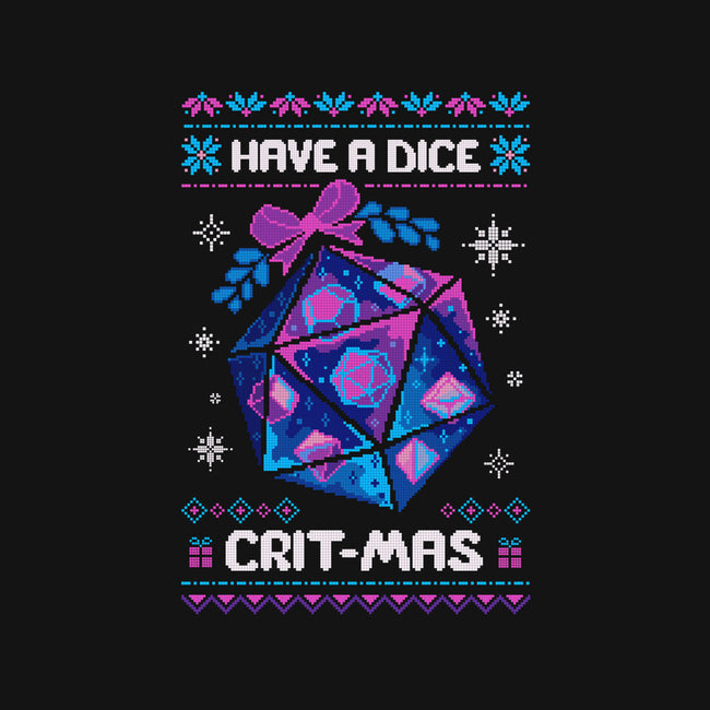 Have A Dice Crit-mas-Womens-V-Neck-Tee-ricolaa