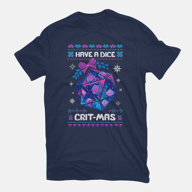 Have A Dice Crit-mas-Womens-Fitted-Tee-ricolaa