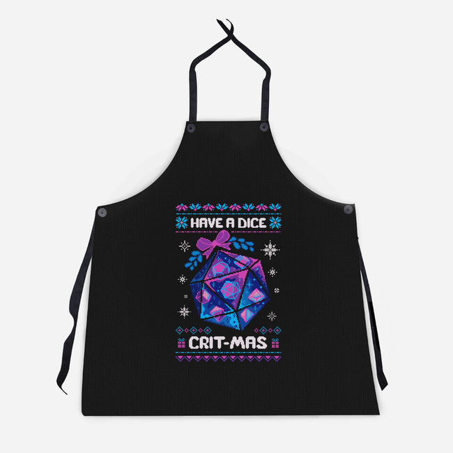 Have A Dice Crit-mas-Unisex-Kitchen-Apron-ricolaa