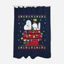 Waiting For Christmas-None-Polyester-Shower Curtain-Vallina84