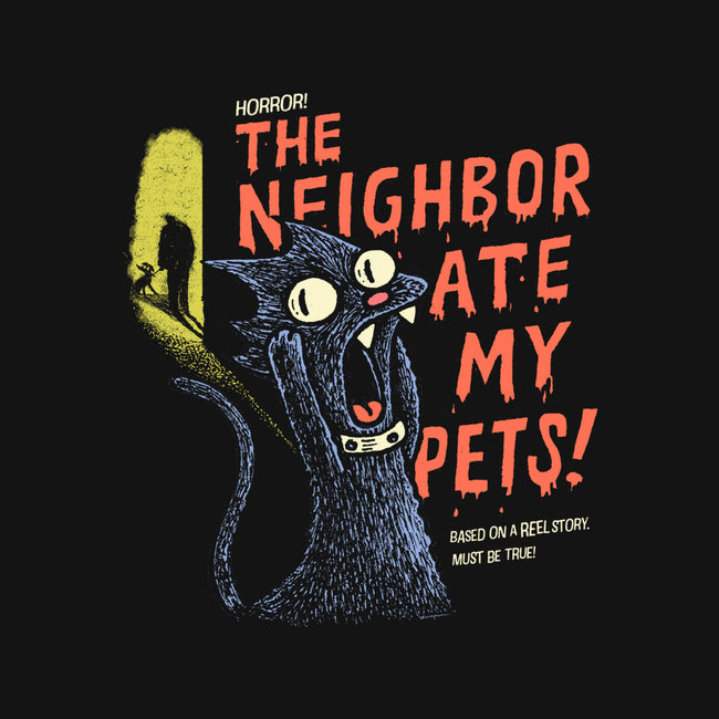 The Neighbor Ate My Pets-Unisex-Kitchen-Apron-Wenceslao A Romero