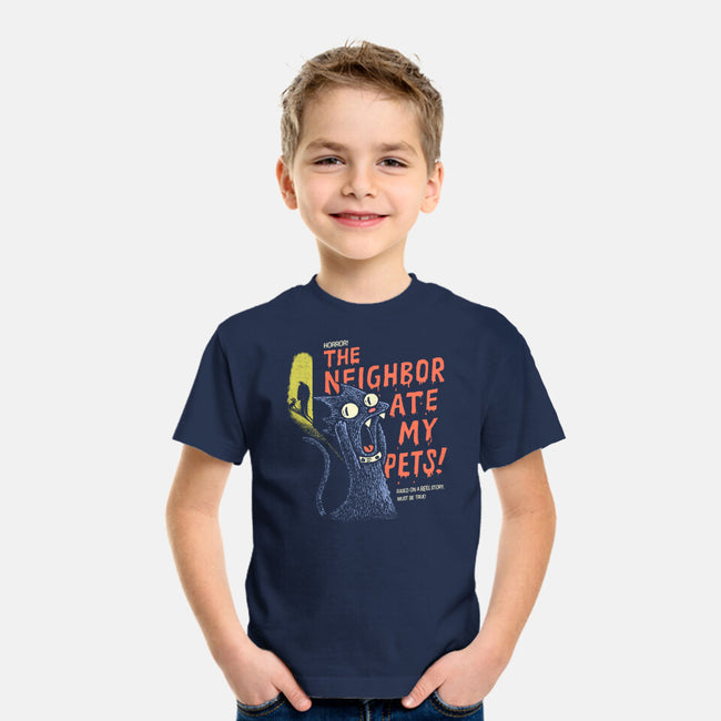 The Neighbor Ate My Pets-Youth-Basic-Tee-Wenceslao A Romero