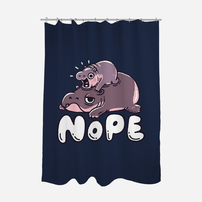 No Moo-None-Polyester-Shower Curtain-Wenceslao A Romero