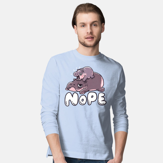 No Moo-Mens-Long Sleeved-Tee-Wenceslao A Romero