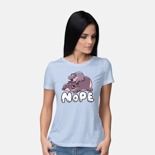 No Moo-Womens-Basic-Tee-Wenceslao A Romero