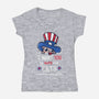 You Should Vote For Cats-Womens-V-Neck-Tee-Wenceslao A Romero