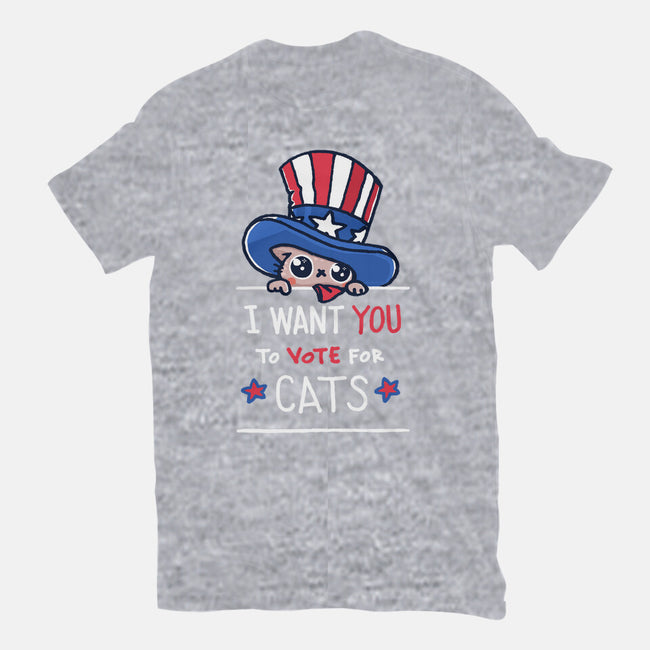 You Should Vote For Cats-Mens-Heavyweight-Tee-Wenceslao A Romero