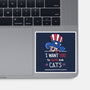 You Should Vote For Cats-None-Glossy-Sticker-Wenceslao A Romero